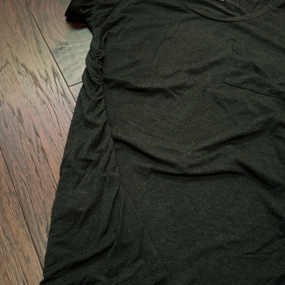 Market Spruce Maternity Top Size M, Charcoal Gray Super Soft NWT - Picture 3 of 6